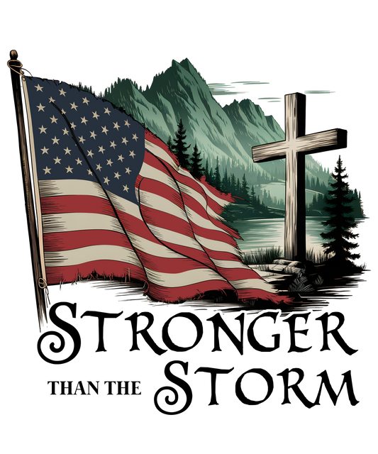 America's Stronger Than The Storm Sticker